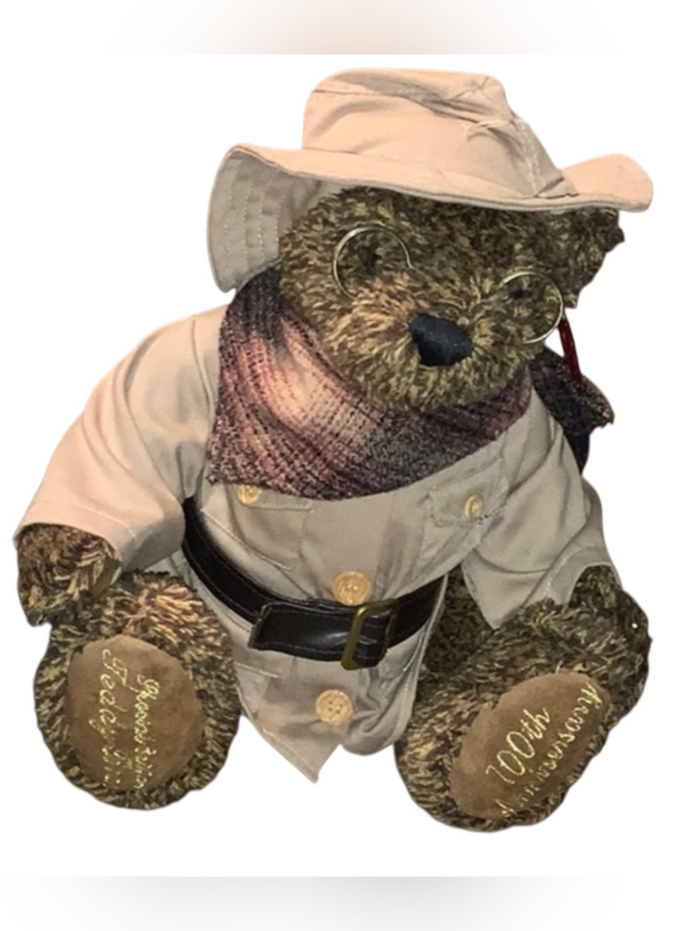Dan Dee Talking Teddy Bear 100th Anniversary Special Edition 1902-2002 Works
